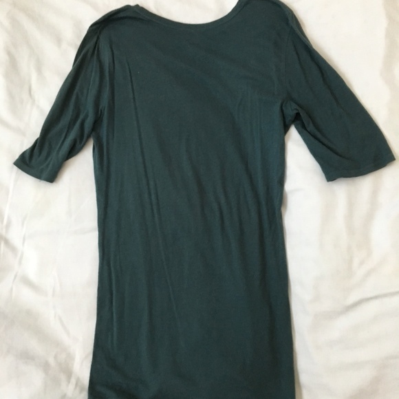 Mossimo Supply Teal Half Sleeve 